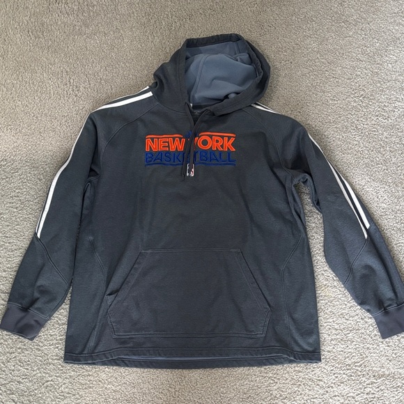 adidas Other - Adidas Black New York Basketball Hoodie